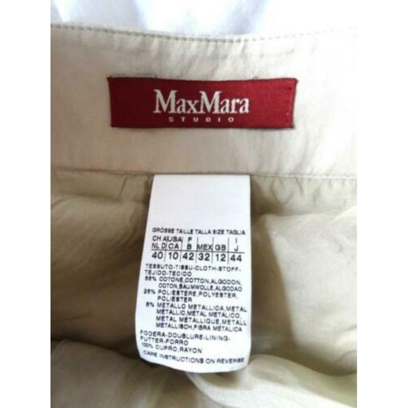 Dames rok merk MaxMara maat 38-40 beige nieuwst apart