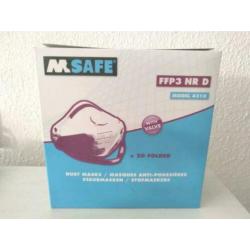 Doos Mondkapjes M-Safe FFP3 - hoogste bescherming - á 20 stk