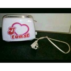 I love toast' toaster / broodrooster ... Valentijn