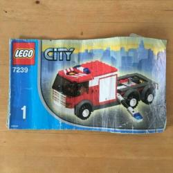 Lego City Brandweerwagen 7239