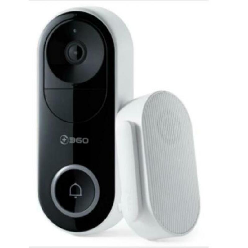 360 D819 AI Face Recognition WiFi Smart Video Doorbell ..