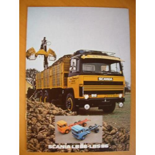 Scania LB / LBS 86 Brochure 1975 - LB86 LBS86 - NL