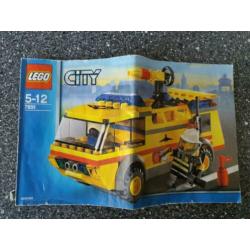 Lego set 7891 Brandweerwagen op het vliegveld