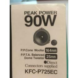 Kenwood pasklare OPEL speakers KFC-p725ec