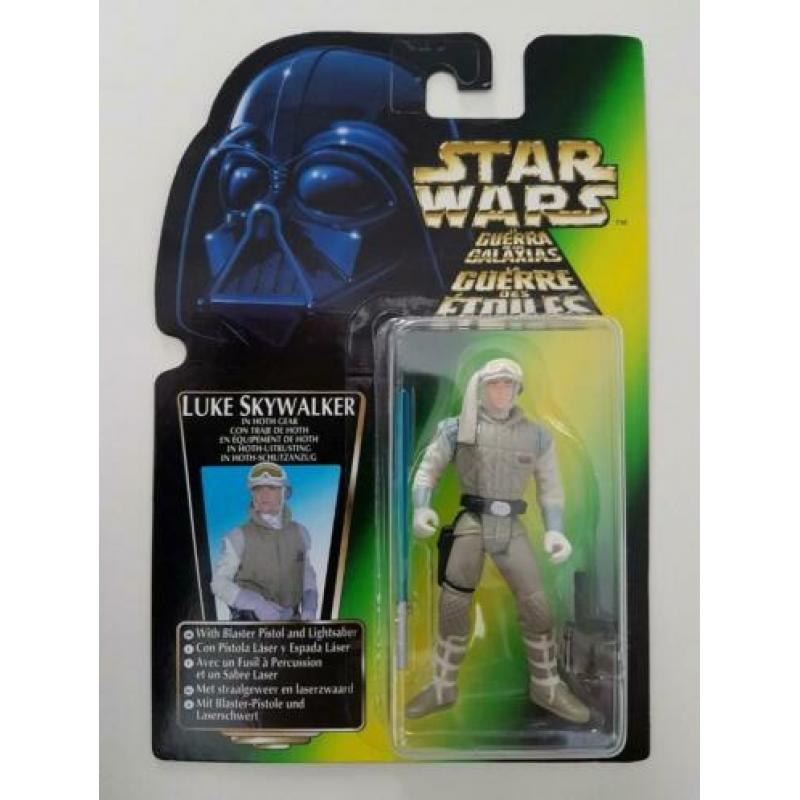 -40% Star Wars POTF Green Tri Logo Luke Skywalker Hoth Gear