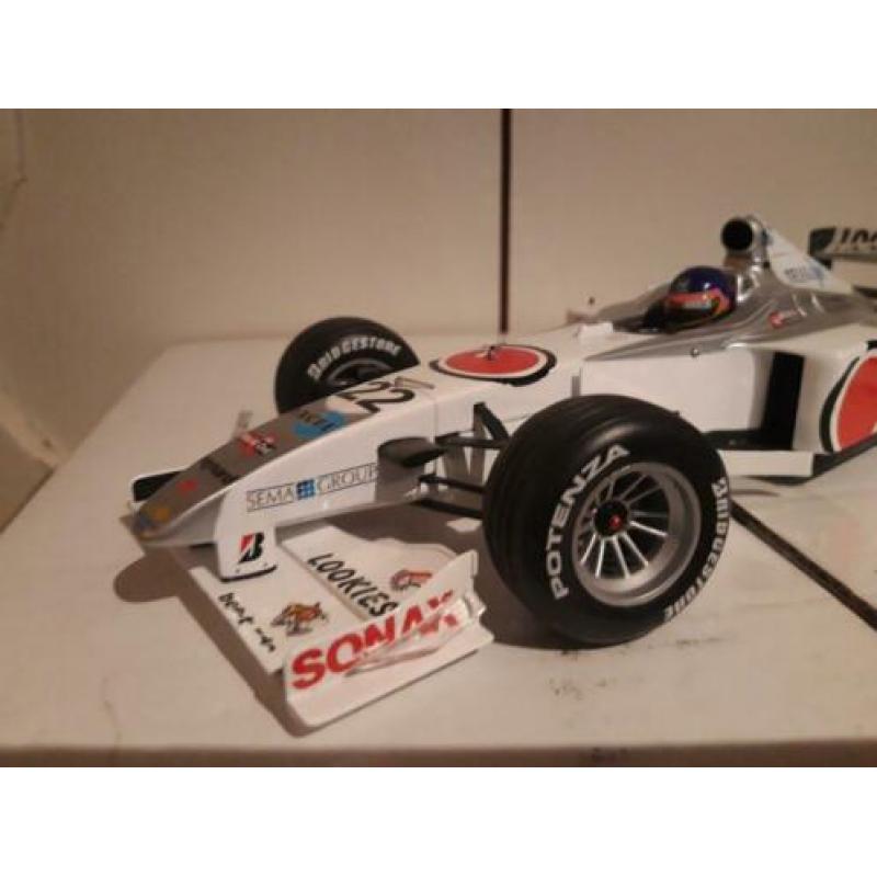 BAR Honda F1 Jacques Villeneuve 1:18 seizoen 2000 Minichamps