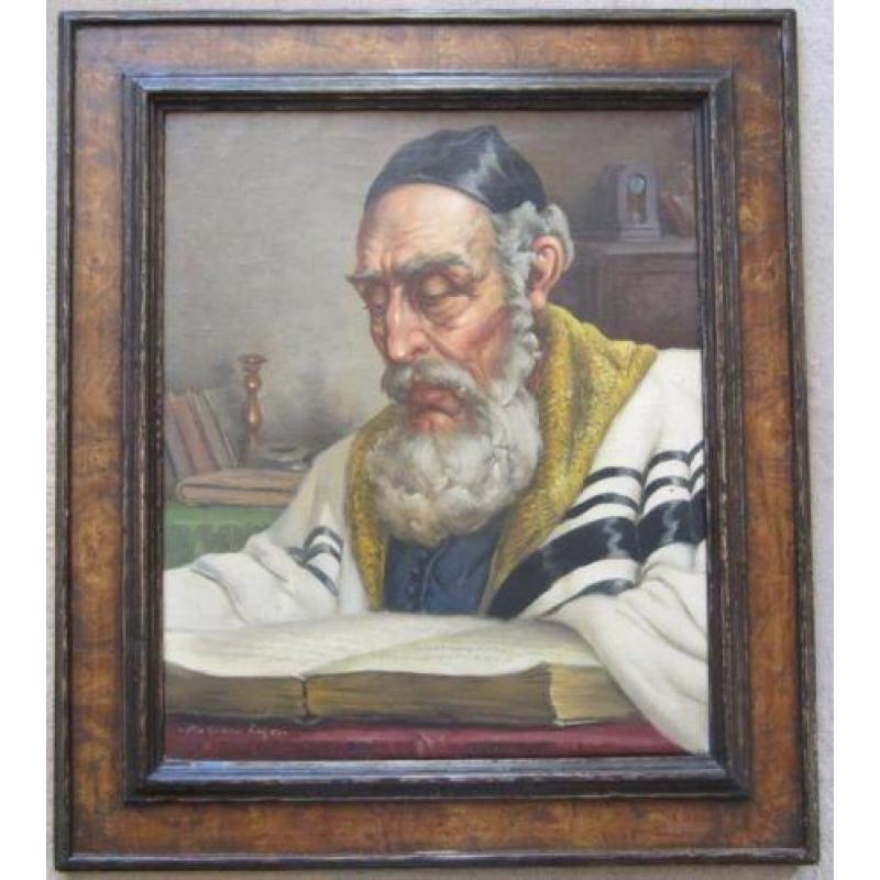==HONGAARS==JUDAICA=lezende rabbi==Lajos Polczer 1902 -1968=