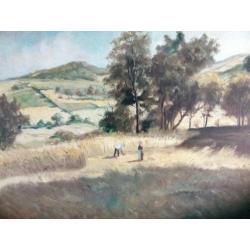 Landschapsschilderij van Corot
