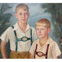 ======= twee jongens=DUITS=Fritz Preiss 1883-1943=======