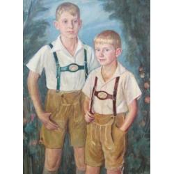 ======= twee jongens=DUITS=Fritz Preiss 1883-1943=======