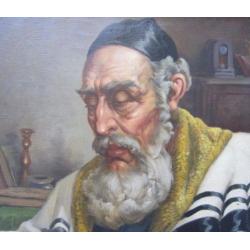 ==HONGAARS==JUDAICA=lezende rabbi==Lajos Polczer 1902 -1968=