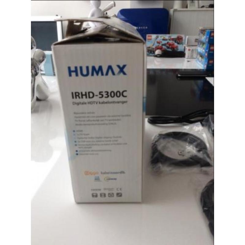 Humax 5300c decoder in doos met alles erbij HDMI etc