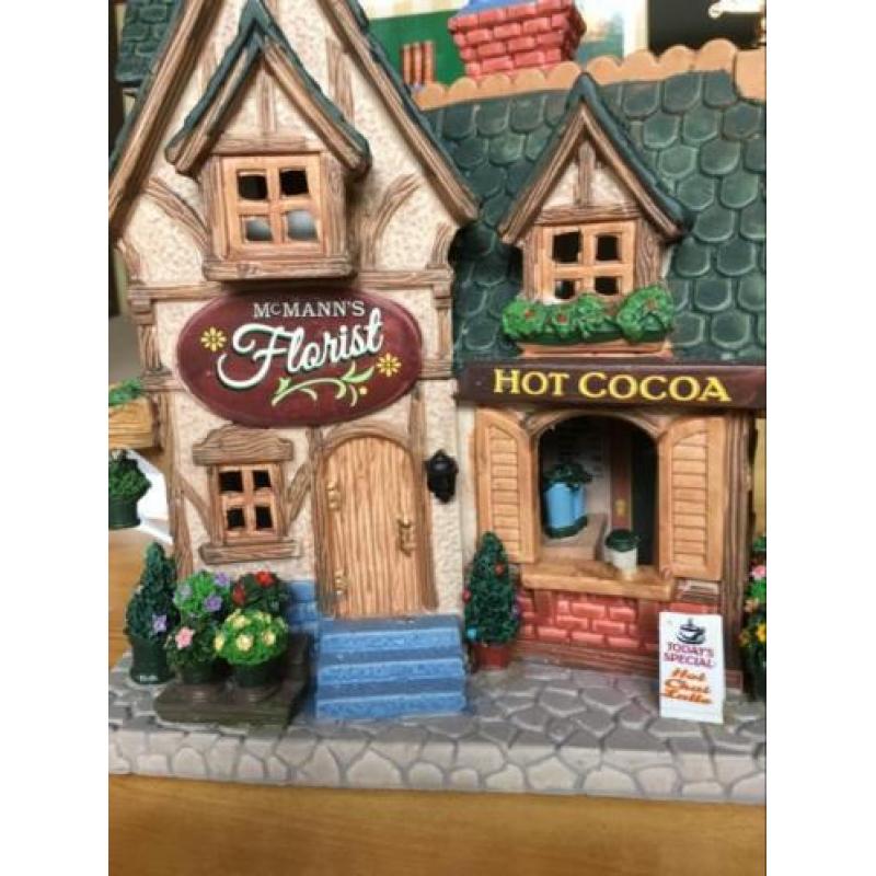 Lemax Florist Hot Cocoa shop