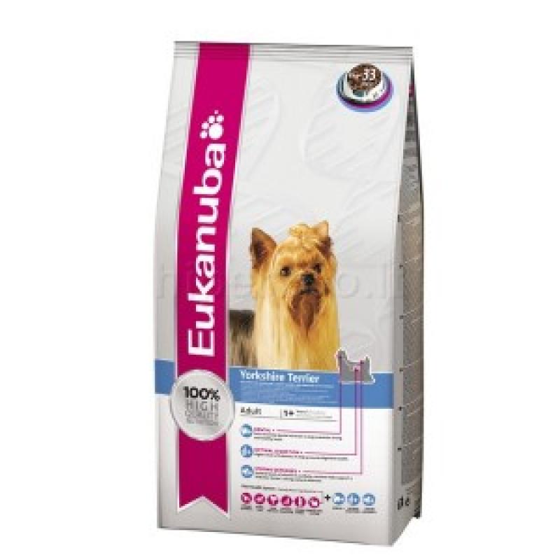 Hondenvoer Eukanuba Eukanuba Yorkshire Terriër Adult hondenvoer 3 x 2 kg