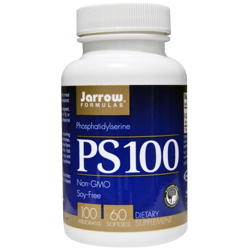 PS100, Phosphatidylserine 100 mg (60 Softgels) Jarrow Formulas Jarrow Formulas beste prijs