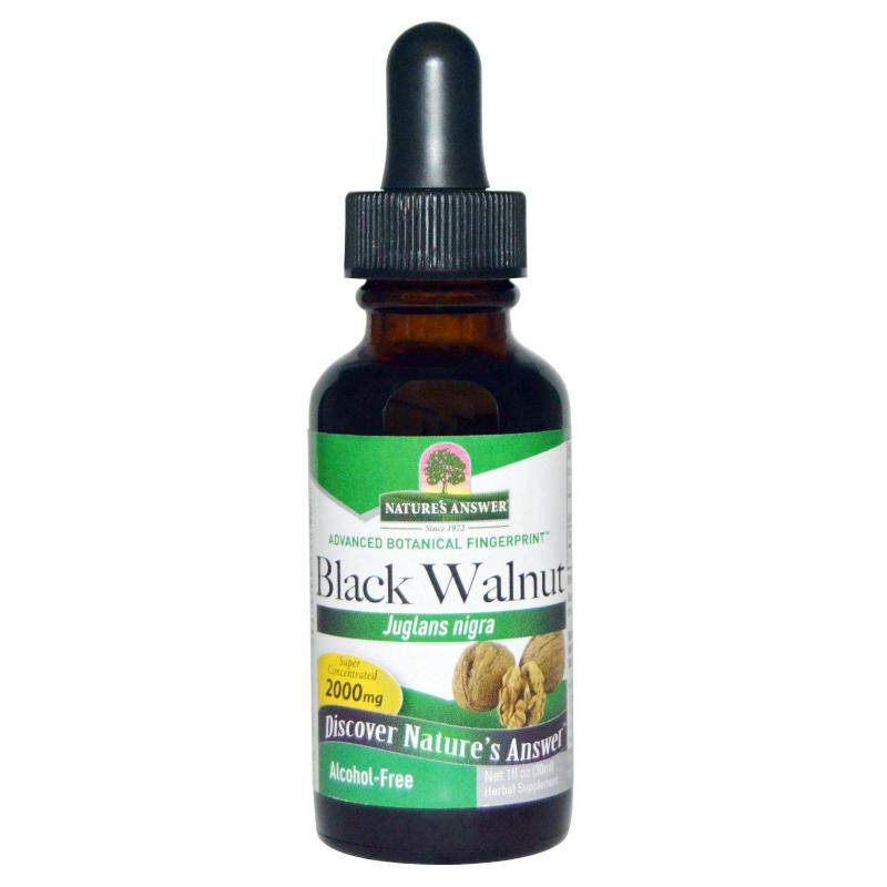 Natures Answer Black Walnut, Alcohol Free, 2000 mg (30 ml) Nature apos s Answer