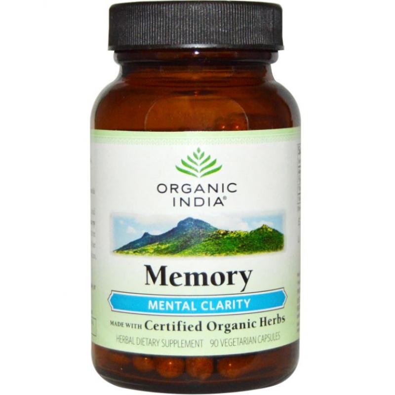 Memory Mental Clarity (90 Veggie Caps) Organic India Organic India Beste kwaliteit