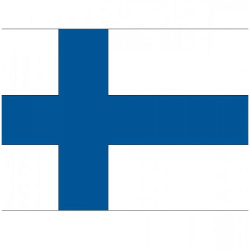 Stickertjes van vlag van Finland Shoppartners Landen versiering en vlaggen