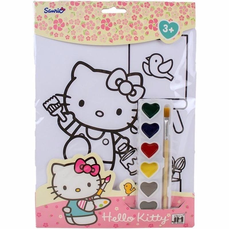 Creatief speelgoed Hello Kitty Hello Kitty schilderen knutselset A4
