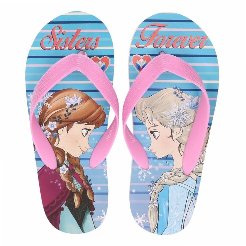 Schoenen en laarzen Disney Frozen teenslippers Anna en Elsa Sisters Forever voor meisjes