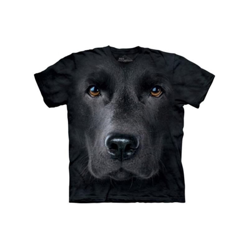 T shirts en poloshirts The Mountain Honden T shirt zwarte Labrador