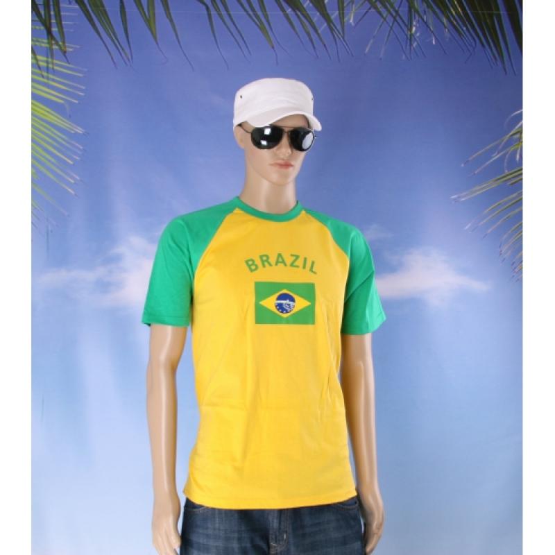 Brazil baseballshirts voor heren Shoppartners Landen versiering en vlaggen