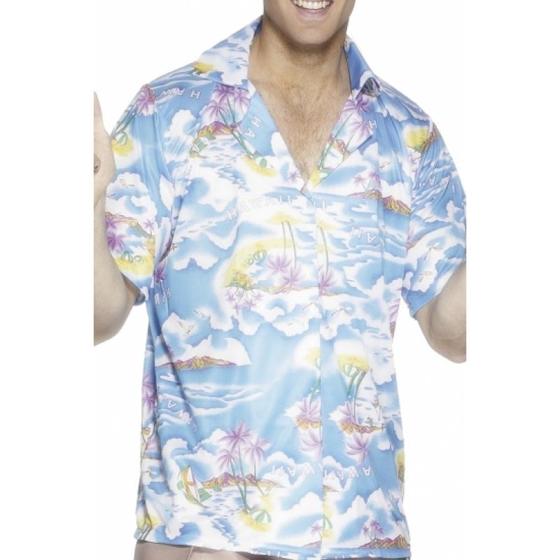 Landen kostuums Smiffys Carnaval Blauw hawaii shirt