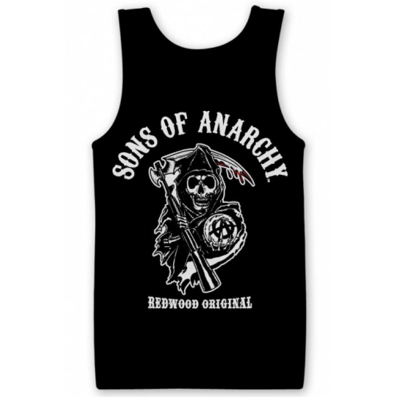 T shirts Carnavalskostuum winkel Sons Of Anarchy fan tanktop van katoen