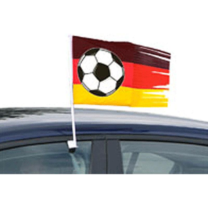 Landen versiering en vlaggen Geen Landen Autoraamvlag Duitsland met franjes